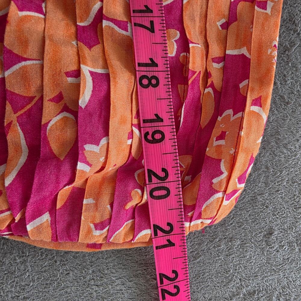 old navy floral dress orange, pink sz XL - Picture 6 of 7